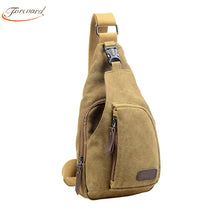 Goforward Mens Casual Canvas Unbalance Crossbody Shoulder Bag Chest Bag  ILML