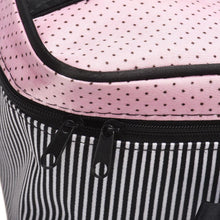 Goforward Square Bow Stripe Makeup Cosmetic Bag  ILML