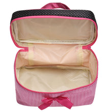 Goforward Square Bow Stripe Makeup Cosmetic Bag  ILML