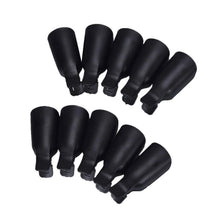 Goforward 10PC Plastic Nail Art Soak Off Cap Clip UV Gel Polish Remover Wrap Tool ILML