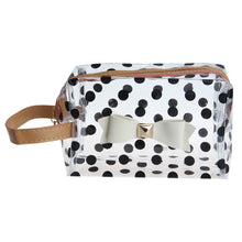 Goforward Transparent PVC Dot Bow Square Cosmetic Bag  ILML