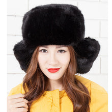 Goforward Lady Women Faux Fox Fur Warm Soft Hat Cossack Cap ILML