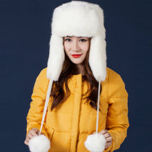 Goforward Lady Women Faux Fox Fur Warm Soft Hat Cossack Cap ILML