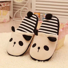 Goforward Women Cute Bear Warm Plush Antiskid Indoor Home Slippers  ILML