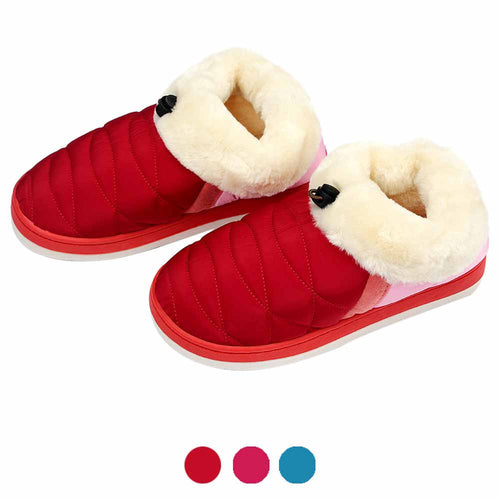 Goforward 3 Colors Women Soft Warm Indoor Cotton Waterproof Home Anti-slip Shoes  ILML