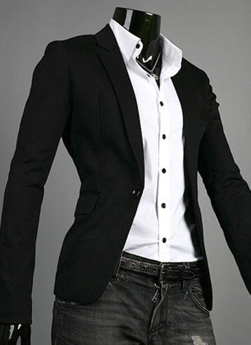 Goforward 5 Colors Men Casual One Button Suit Blazer Coat Jackets  ILML