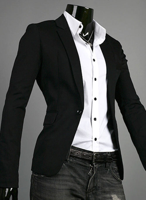 Goforward 5 Colors Men Casual One Button Suit Blazer Coat Jackets  ILML
