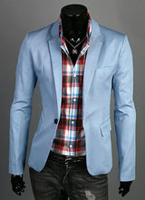 Goforward 5 Colors Men Casual One Button Suit Blazer Coat Jackets  ILML