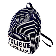 Goforward Backpack For Student Teenager School Backpack Women's Casual Stripe Travel Daypacks Men Canvas Laptop Bookbag Backpack ILML