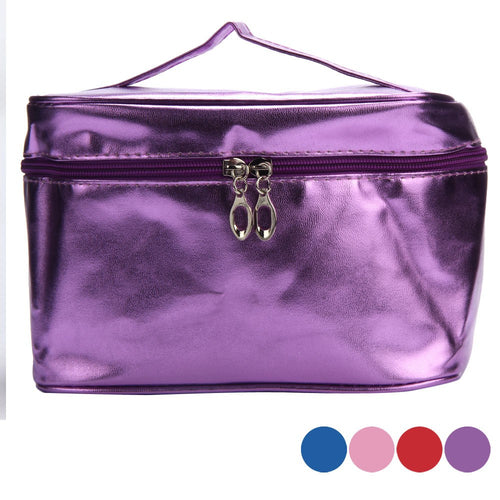 Goforward Women Cosmetic Bags Large Volume PU Leather Makeup Bag Storage Bag  ILML