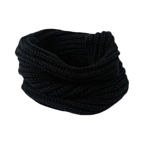 Goforward Warm Knitted Neck Circle Wool Blend Scarf  ILML