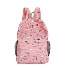 Goforward Campus Girl Women Cartoon Printing Shoulder Bag Backpack Schoolbag Canvas Backpacks Bags Rucksack ILML