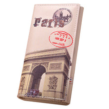 Goforward Creative Europe Retro A Variety Of Color Graffiti Wallet Women Slim Bi-Fold Flip Wallet Purse ILML