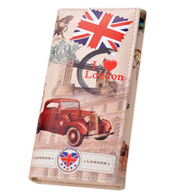 Goforward Creative Europe Retro A Variety Of Color Graffiti Wallet Women Slim Bi-Fold Flip Wallet Purse ILML