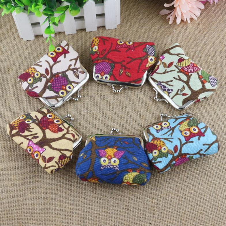 Goforward Women Lovely Style Lady Small Wallet Hasp Owl Purse Clutch Bag ILML