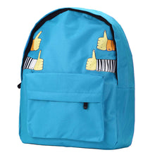 Goforward Fasion Women Girl Double-Shoulder Thumb Thumb up Canvas Backpack Schoolbag  ILML