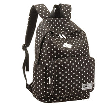 Goforward National Trend Canvas Dot Backpack Women Lightweight Casual Daypack Travel Bags Schoolbag Backpacks Mochila ILML