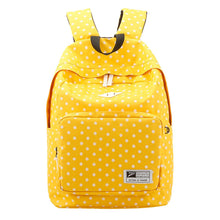 Goforward National Trend Canvas Dot Backpack Women Lightweight Casual Daypack Travel Bags Schoolbag Backpacks Mochila ILML