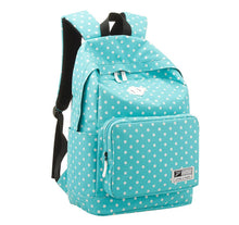 Goforward National Trend Canvas Dot Backpack Women Lightweight Casual Daypack Travel Bags Schoolbag Backpacks Mochila ILML