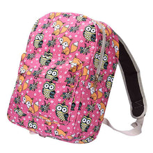 Goforward Women Canvas Owl Rucksack Backpack School Book Bags for Girls Boys Mochilas Backpacks ILML