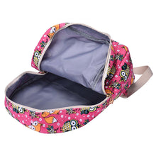 Goforward Women Canvas Owl Rucksack Backpack School Book Bags for Girls Boys Mochilas Backpacks ILML