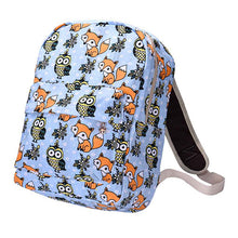 Goforward Women Canvas Owl Rucksack Backpack School Book Bags for Girls Boys Mochilas Backpacks ILML