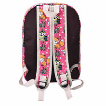 Goforward Women Canvas Owl Rucksack Backpack School Book Bags for Girls Boys Mochilas Backpacks ILML