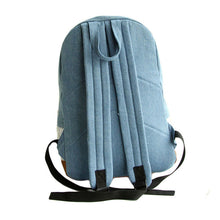 Goforward Women Fresh Denim Lace Backpack Girls Teenager School Bags Ladies Casual Travel Canvas Backpack  ILML