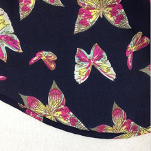 Goforward Plus Size Women Butterfly Print Sleeveless Chiffon Tanks Tops Shirts Crew Vest Asymmetrical Blouses ILML
