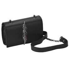 Goforward Value Girl Leather Mini Small Feather Metal Chain Shoulder Bag Hbag Messenger Amazing  ILML