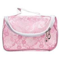 Gorforward Lace Hook Flower PVC Cosmetic Bag  ILML