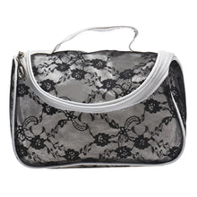 Gorforward Lace Hook Flower PVC Cosmetic Bag  ILML