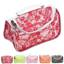 Gorforward Lace Hook Flower PVC Cosmetic Bag  ILML