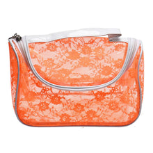 Gorforward Lace Hook Flower PVC Cosmetic Bag  ILML
