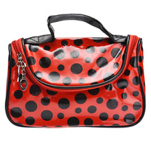 Gorforward Waterproof Dot Leather Cosmetic Bag  ILML