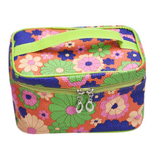 Gorforward Square Sunflower Cosmetic Bag leather Bags Cases  ILML