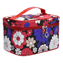 Gorforward Square Sunflower Cosmetic Bag leather Bags Cases  ILML