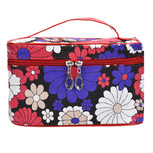 Gorforward Square Sunflower Cosmetic Bag leather Bags Cases  ILML