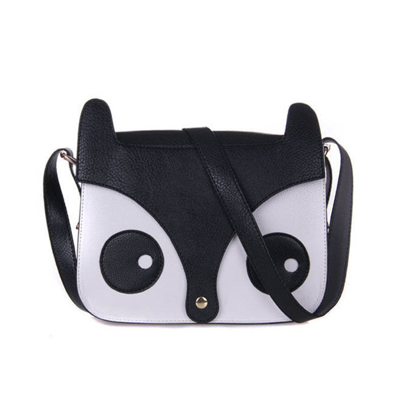 Sold Delicate Stylish Cute Cartoon Fox Pattern Hbags Girl Women Shoulder Bag Tote Satchel Cross Body Bag bolsa feminina ILML