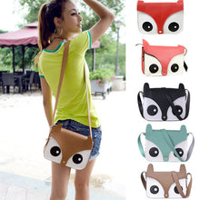 Sold Delicate Stylish Cute Cartoon Fox Pattern Hbags Girl Women Shoulder Bag Tote Satchel Cross Body Bag bolsa feminina ILML