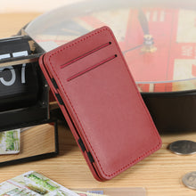 Mini Neutral Magic Bifold Leather women man Wallet Purse Money Clip  ILML