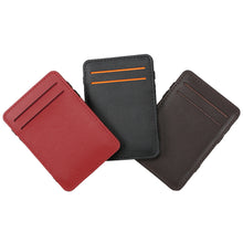 Mini Neutral Magic Bifold Leather women man Wallet Purse Money Clip  ILML