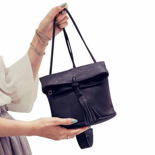 Fahison Women Bag Retro Shoulder Messenger Bag Bucket Bag luxury hbags women bags designer ILML