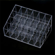 Generic 24 St Trapezoid Clear Lipstick Lotion Makeup Cosmetic Holder Case Storage Display St  ILML