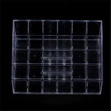 Generic 24 St Trapezoid Clear Lipstick Lotion Makeup Cosmetic Holder Case Storage Display St  ILML