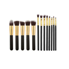 MAANGE 13PCS Rose gold makeup brushes eyeshadow eyeliner blending Kits Cosmetic Tools Concealer Pro Brushes ILML