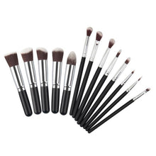 MAANGE 13PCS Rose gold makeup brushes eyeshadow eyeliner blending Kits Cosmetic Tools Concealer Pro Brushes ILML