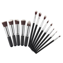 MAANGE 13PCS Rose gold makeup brushes eyeshadow eyeliner blending Kits Cosmetic Tools Concealer Pro Brushes ILML