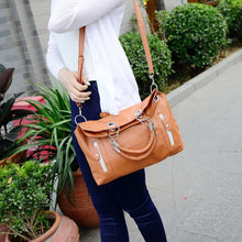 Women Bag Leather Satchel Cross Body Messenger Briefcase Hbag bag ladies shoulder Crossbody Bolsa Feminina ILML