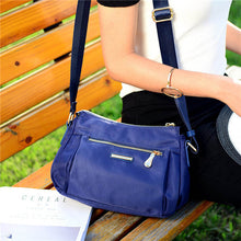 Simplicity Waterproof Elegant women Shoulder Bag Nylon Oxford crossbody Large Tote messenger bags hbags ILML